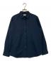 DANSKIN（ダンスキン）の古着「STRETCH LIGHT SHIRT」｜ネイビー