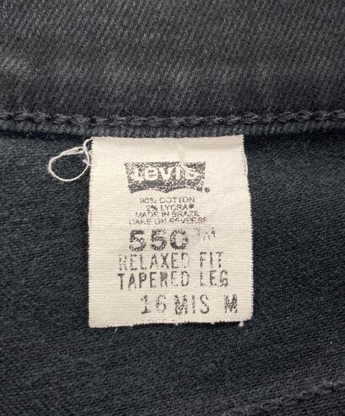 LEVI'S（リーバイス）LEVI'S (リーバイス) 550デニムパンツ ブラック サイズ:16の古着・服飾アイテム