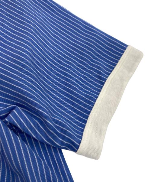 BEAMS BOY（ビームスボーイ）BEAMS BOY (ビームスボーイ) カットツイル フレアマキシワンピース ブルー サイズ:FREEの古着・服飾アイテム