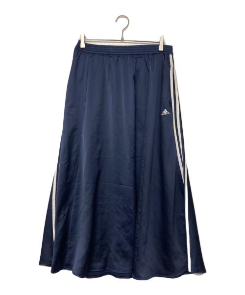 adidas（アディダス）adidas (アディダス) ロングスカート ネイビー サイズ:XOTの古着・服飾アイテム