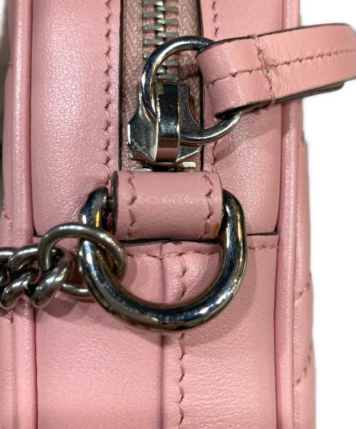 GUCCI（グッチ）GUCCI (グッチ) GGマーモントミニバッグ ピンクの古着・服飾アイテム