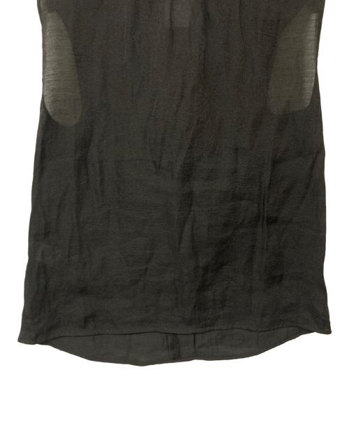 anuans（アニュアンス）anuans (アニュアンス) 2wayシアーボリュームタイブラウス ブラック サイズ:Fの古着・服飾アイテム