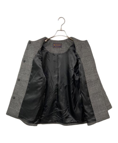 JOURNAL STANDARD relume（ジャーナルスタンダード レリューム）JOURNAL STANDARD relume (ジャーナルスタンダード レリューム) スーパーファインビーバークルーネックコート ブラック サイズ:36の古着・服飾アイテム