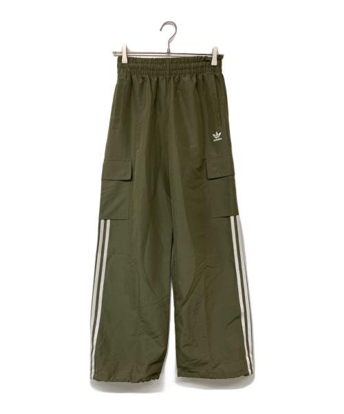 adidas（アディダス）adidas (アディダス) カーゴパンツ カーキ サイズ:Sの古着・服飾アイテム
