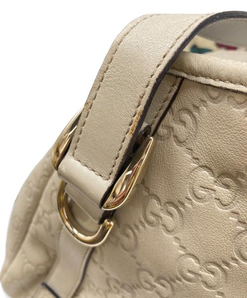 GUCCI（グッチ）GUCCI (グッチ) グッチシマトートバッグ ベージュの古着・服飾アイテム