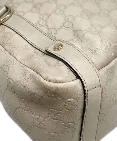GUCCI（グッチ）GUCCI (グッチ) グッチシマトートバッグ ベージュの古着・服飾アイテム