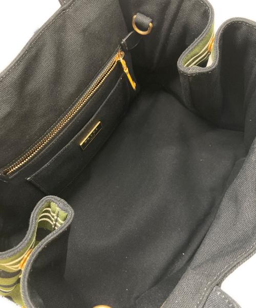PRADA（プラダ）PRADA (プラダ) カナパMハンドバッグ グリーンの古着・服飾アイテム