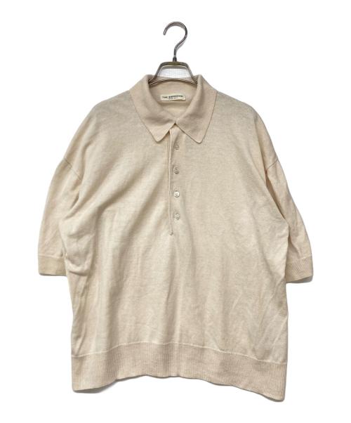 THE SHINZONE（ザ シンゾーン）THE SHINZONE (ザ シンゾーン) ラミー リネン コットン ニット ポロシャツ ベージュ サイズ:Fの古着・服飾アイテム