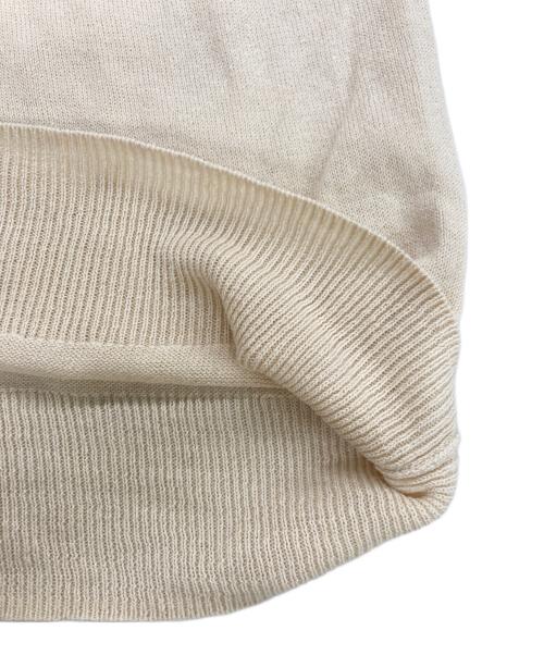 THE SHINZONE（ザ シンゾーン）THE SHINZONE (ザ シンゾーン) ラミー リネン コットン ニット ポロシャツ ベージュ サイズ:Fの古着・服飾アイテム