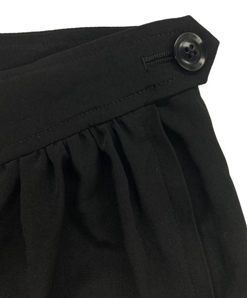 Y's（ワイズ）Y's (ワイズ) TRIACETATE POLYESTER CREPE de CHINE YOKE SKIRT ブラック サイズ:2の古着・服飾アイテム