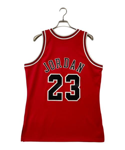 MITCHELL & NESS（ミッチェルアンドネス）MITCHELL & NESS (ミッチェルアンドネス) ゲームシャツ レッド サイズ:44(L)の古着・服飾アイテム