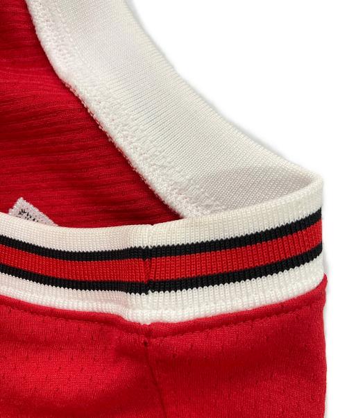 MITCHELL & NESS（ミッチェルアンドネス）MITCHELL & NESS (ミッチェルアンドネス) ゲームシャツ レッド サイズ:44(L)の古着・服飾アイテム