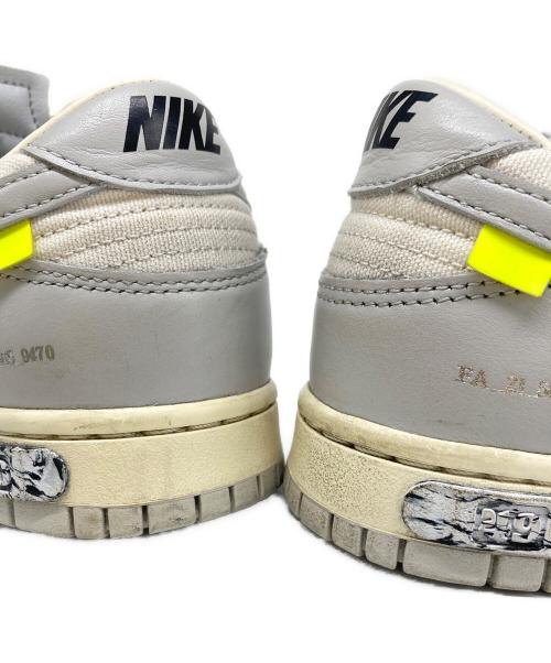 NIKE（ナイキ）NIKE (ナイキ) OFFWHITE (オフホワイト) DUNK LOW 1 OF 50 ホワイト サイズ:29の古着・服飾アイテム