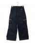 DANKE SCHON (ダンケ シェーン) STRETCH TWILL ZIP W-POCKET WIDE PANTS ブラック サイズ:M：6000円