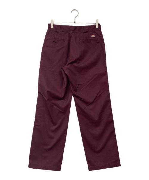 Dickies（ディッキーズ）Dickies (ディッキーズ) HTH (エイチティーエイチ) Side zip wide pants ボルドー サイズ:Mの古着・服飾アイテム