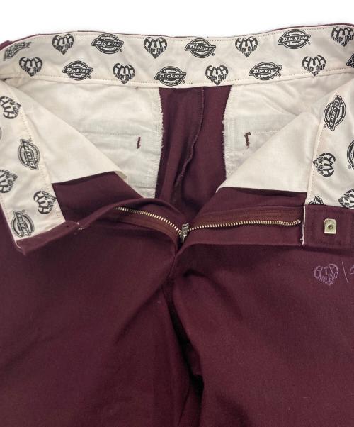 Dickies（ディッキーズ）Dickies (ディッキーズ) HTH (エイチティーエイチ) Side zip wide pants ボルドー サイズ:Mの古着・服飾アイテム