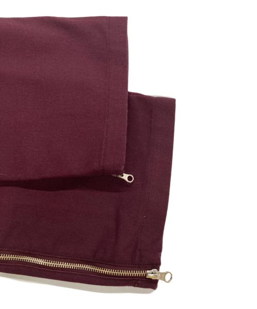 Dickies（ディッキーズ）Dickies (ディッキーズ) HTH (エイチティーエイチ) Side zip wide pants ボルドー サイズ:Mの古着・服飾アイテム