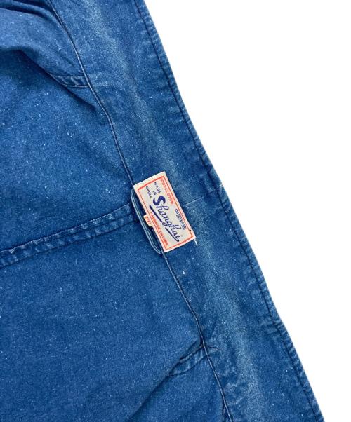SHANGHAI（シャンハイ）SHANGHAI (シャンハイ) フレンチチャイナシャツ インディゴ サイズ:50の古着・服飾アイテム