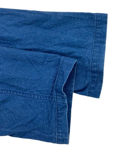 SHANGHAI（シャンハイ）SHANGHAI (シャンハイ) フレンチチャイナシャツ インディゴ サイズ:50の古着・服飾アイテム