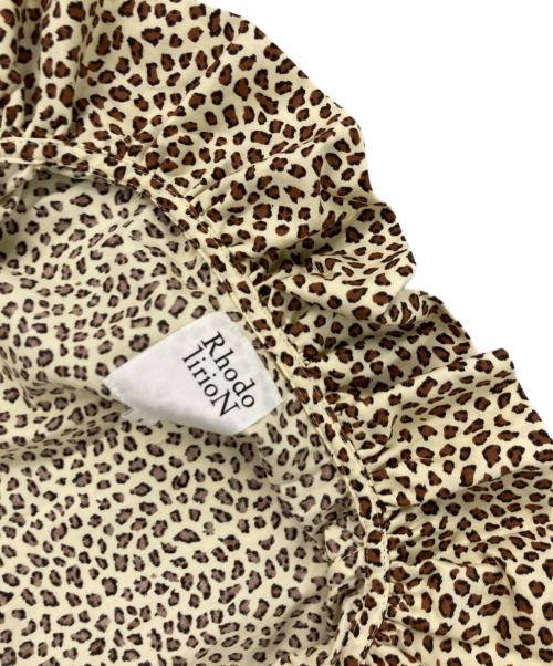 RHODOLIRION（ロドリリオン）RHODOLIRION (ロドリリオン) Frill Blouse ベージュ サイズ:1の古着・服飾アイテム