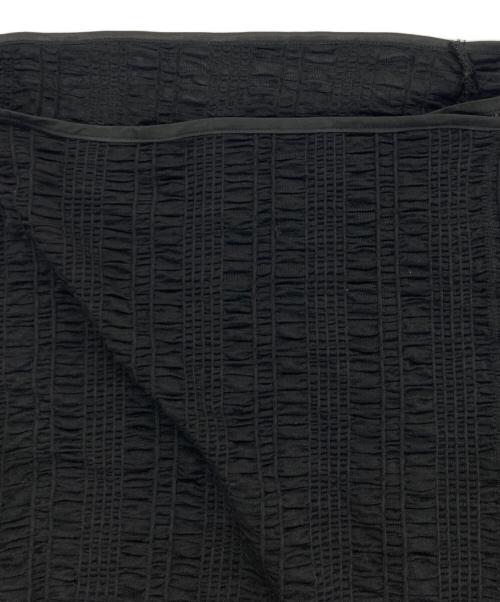 RAY BEAMS（レイ ビームス）RAY BEAMS (レイ ビームス) シャーリング ストレッチ スカートパンツ ブラック サイズ:記載なしの古着・服飾アイテム