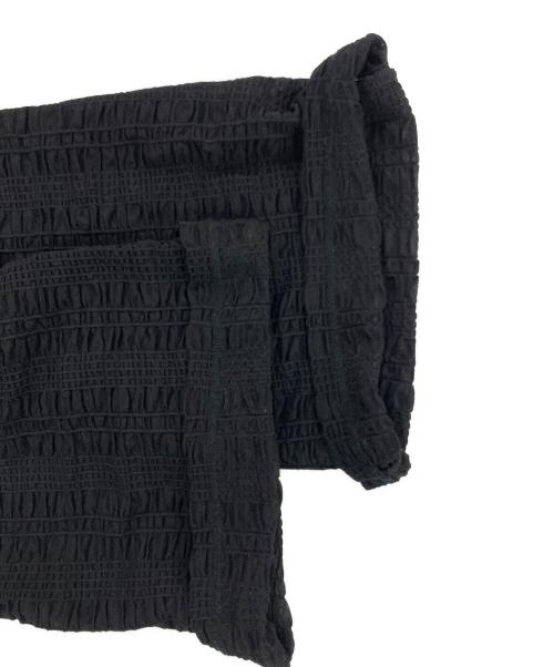 RAY BEAMS（レイ ビームス）RAY BEAMS (レイ ビームス) シャーリング ストレッチ スカートパンツ ブラック サイズ:記載なしの古着・服飾アイテム