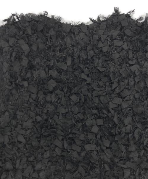 PLUS OTO.H（プラスオトハ）PLUS OTO.H (プラスオトハ) リボンフリンジベスト ブラック サイズ:S 未使用品の古着・服飾アイテム