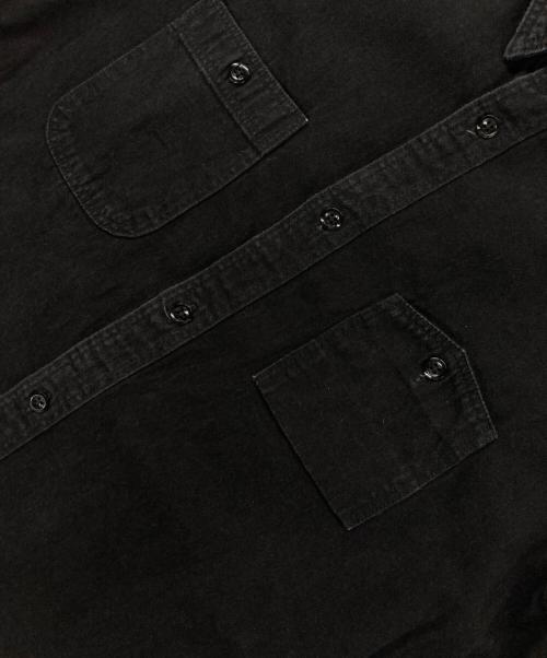 BEAMS PLUS（ビームスプラス）BEAMS PLUS (ビームスプラス) ワークデニムシャツ ブラック サイズ:Mの古着・服飾アイテム
