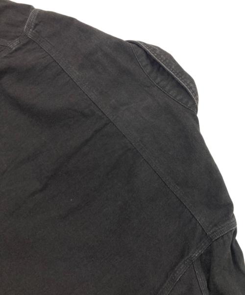 BEAMS PLUS（ビームスプラス）BEAMS PLUS (ビームスプラス) ワークデニムシャツ ブラック サイズ:Mの古着・服飾アイテム