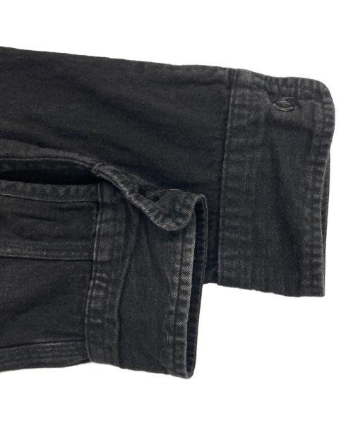 BEAMS PLUS（ビームスプラス）BEAMS PLUS (ビームスプラス) ワークデニムシャツ ブラック サイズ:Mの古着・服飾アイテム