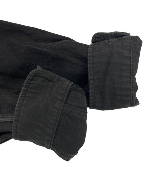 BEAMS PLUS（ビームスプラス）BEAMS PLUS (ビームスプラス) ワークデニムシャツ ブラック サイズ:Mの古着・服飾アイテム