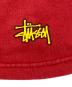 中古・古着 stussy (ステューシー) プリントTシャツ レッド サイズ:Ｌ：8000円