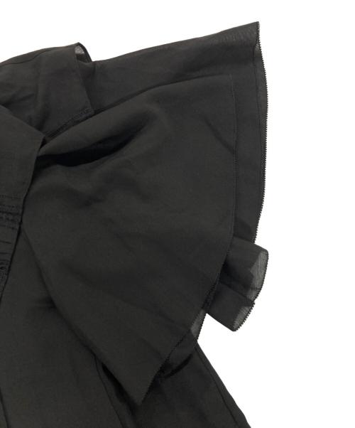 CELFORD（セルフォード）CELFORD (セルフォード) フリルレースブラウス ブラック サイズ:36の古着・服飾アイテム