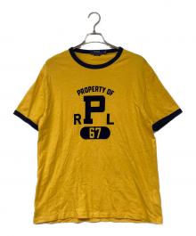 POLO RALPH LAUREN（ポロ・ラルフローレン）の古着「リンガーTシャツ」｜イエロー