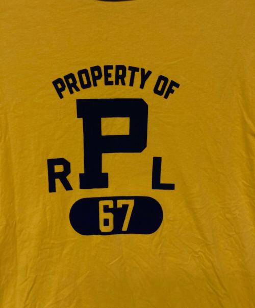 POLO RALPH LAUREN（ポロ・ラルフローレン）POLO RALPH LAUREN (ポロ・ラルフローレン) リンガーTシャツ イエロー サイズ:Lの古着・服飾アイテム
