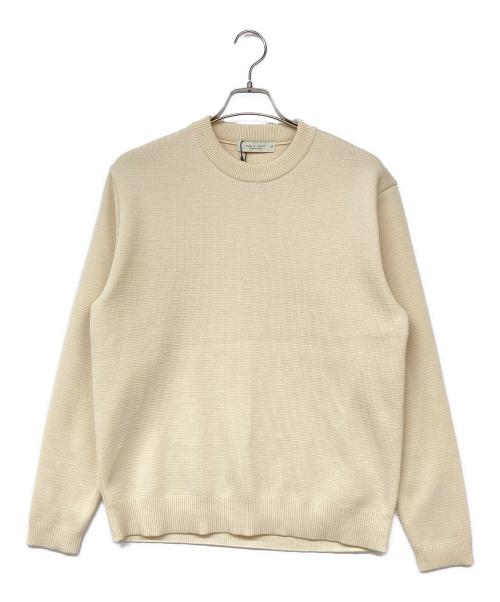 PUBLIC TOKYO（パブリックトウキョウ）PUBLIC TOKYO (パブリックトウキョウ) バウンドウールミラノリブクルー アイボリー サイズ:3の古着・服飾アイテム