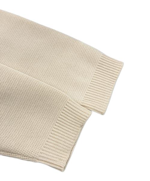 PUBLIC TOKYO（パブリックトウキョウ）PUBLIC TOKYO (パブリックトウキョウ) バウンドウールミラノリブクルー アイボリー サイズ:3の古着・服飾アイテム