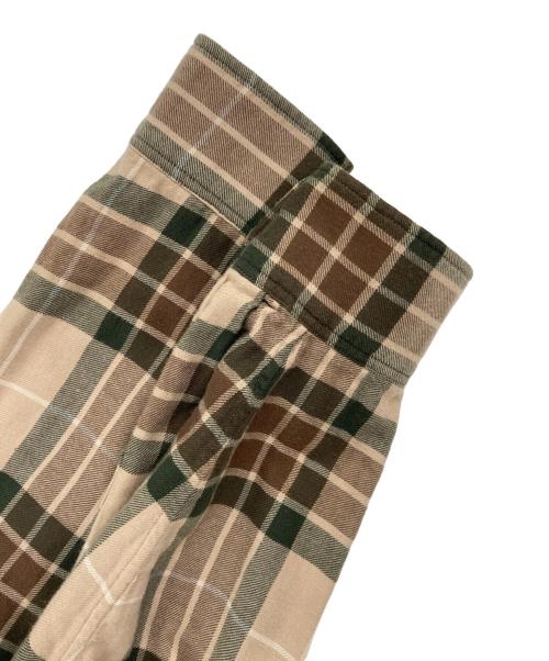 LAD MUSICIAN（ラッドミュージシャン）LAD MUSICIAN (ラッドミュージシャン) PUNK CHECK WIDE FIT SHIRT ブラウン サイズ:42の古着・服飾アイテム