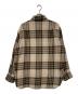 LAD MUSICIAN (ラッドミュージシャン) PUNK CHECK WIDE FIT SHIRT ブラウン サイズ:42：6000円