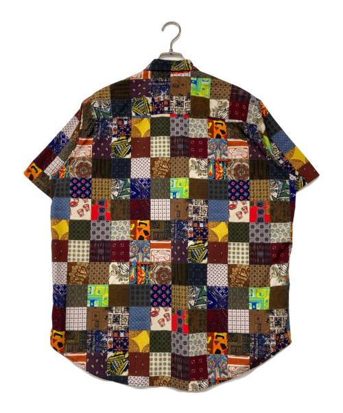 BEAMS PLUS（ビームスプラス）BEAMS PLUS (ビームスプラス) ポリエステルドビー パッチワークプリント アドベンチャーシャツⅡ マルチカラー サイズ:XLの古着・服飾アイテム