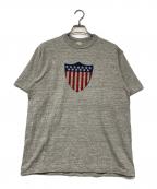 WAREHOUSE×BEAMS PLUSウエアハウス×ビームスプラス）の古着「Lot 4601 Print Tshirt」｜グレー