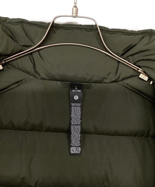 LULULEMON（ルルレモン）LULULEMON (ルルレモン) Wunder Puff Vest/ダウンベスト カーキ サイズ:Lの古着・服飾アイテム