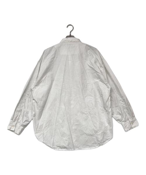 GOOUCH（グーチ）GOOUCH (グーチ) デザインジップシャツ ホワイト サイズ:XLの古着・服飾アイテム