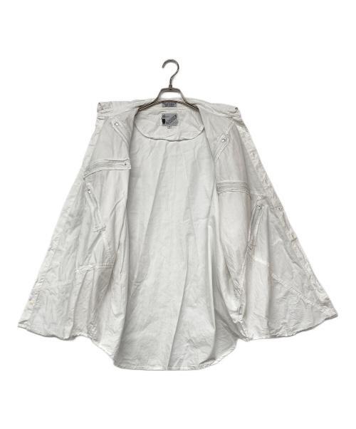 GOOUCH（グーチ）GOOUCH (グーチ) デザインジップシャツ ホワイト サイズ:XLの古着・服飾アイテム