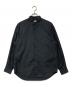 H BEAUTY&YOUTH（エイチ ビューティー&ユース）の古着「レギュラーカラー バルーンシャツ」｜ブラック