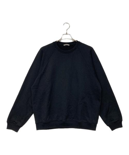 AURALEE（オーラリー）AURALEE (オーラリー) SMOOTH SOFT SWEAT P/O ブラック サイズ:3の古着・服飾アイテム