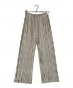 house of lotusハウスオブロータス）の古着「プリーツパンツ」｜シルバー