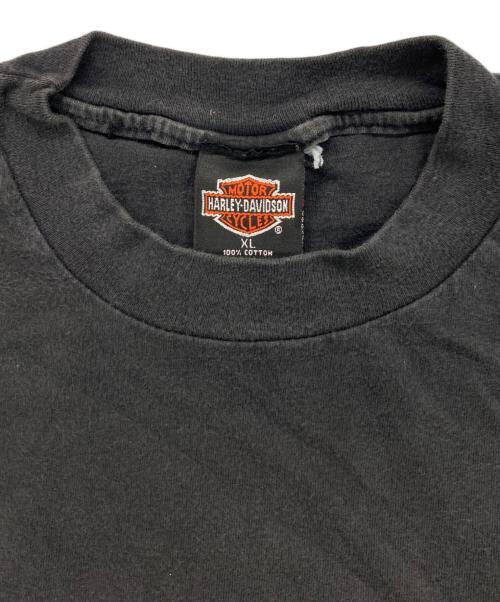 HARLEY-DAVIDSON（ハーレーダビッドソン）HARLEY-DAVIDSON (ハーレーダビッドソン) プリントTシャツ ブラック サイズ:XLの古着・服飾アイテム