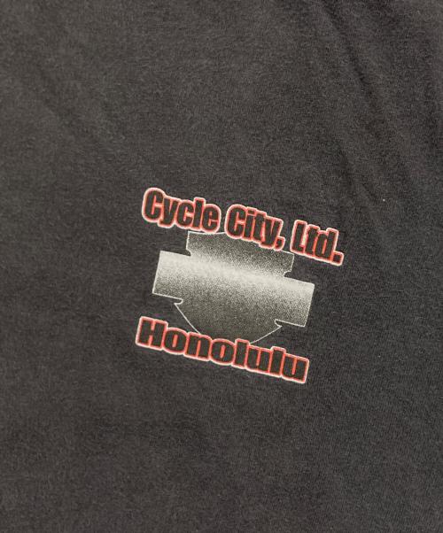 HARLEY-DAVIDSON（ハーレーダビッドソン）HARLEY-DAVIDSON (ハーレーダビッドソン) プリントTシャツ ブラック サイズ:XLの古着・服飾アイテム