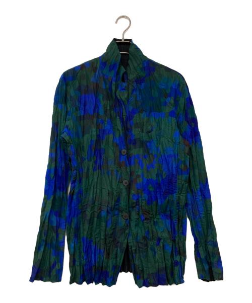 ISSEY MIYAKE MEN（イッセイミヤケメン）ISSEY MIYAKE MEN (イッセイミヤケメン) リバーシブルロングジャケット グリーン サイズ:4の古着・服飾アイテム
